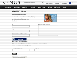 Can i purchase a gift card from venus? Venus Gift Card Balance Check Balance Enquiry Links Reviews Contact Social Terms And More Gcb Today