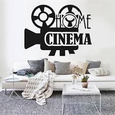 Make a statement with art when. Home Cinema Wall Decals Home Decor Living Room Bedroom Creative Film Theatre Vinyl Waterproof Window Stickers Decoration Z787 Wall Stickers Aliexpress