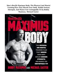 Pdf Epub Mens Health Maximus Body The Physical And Mental