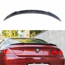 For Bmw F06 Spoiler V Style 6 Series F06 Carbon Fiber Rear Spoiler Trunk Wing 2014 2015 2016 2017 Bmw Carbon Fiber Auto