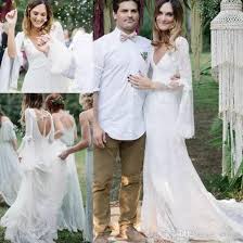 Tarnung hochzeitskleid meerjungfrau | camouflage brautkleid mit spitze. Grosshandel Spitze Boho Hochzeit Dresse Langarm Ruckenfreies Vestidos De Novia Bohmischen Brautkleid V Ausschnitt Land Braut Kleid Von Setwell 102 64 Auf De Dhgate Com Dhgate