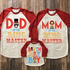 1st Birthday Boy Shirt Ideas Circus Birthday Shirt Circus Party Circus Theme Ringmaster Circus First Birthday Birthday Boy Shirts Circus Birthday