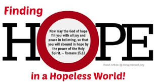 Image result for images hope by the power of the Holy Spirit