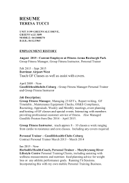 Leading energizing, fun, safe, and educational group classes, as directed by the supervisor, to accomplish the ymca mission and goals, and also answering questions from members to support them in achieving their goals related to. Teresa Resume A