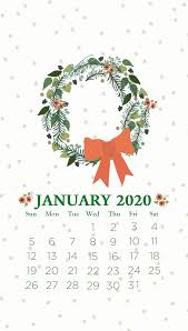 Floral January 2020 Iphone Background Calendar Wallpaper January Wallpaper Iphone Background