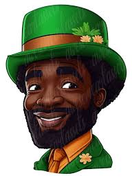 Black Leprechaun 300 Dpi Transparent PNG FILE , St Patricks Day, Melanin,  Dtf/dtg, Sublimation, PNG, Print, Shamrock, African, Shirt Art