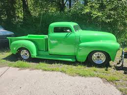 Image result for Chrome Green 1949 Truck