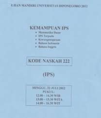 We did not find results for: Soal Um Undip 2012 Ips Soshum Kode 222 Untuk Latihan Cari Soal