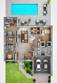 3d Home Plan Uk Usa Canada German Newzealnd Netherlands Sims House Design House Projects Architecture Small House Design Plans