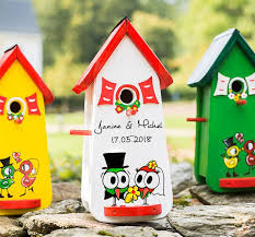 Hochzeit Vogelhaus Hochzeit Vogelvilla Nistkasten Vogelhauser Garten Floristik Mit Liebe Handgema Vogelhaus Vogelhaus Selber Bauen Vogelhaus Bemalen