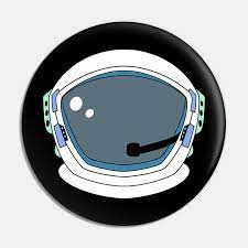 Astronaut Helmet Astronaut Pin Teepublic Space Spaceship Spaceman Astronaut Nasa Astronomy Universe Astronaut Helmet Helmet Bmw Logo