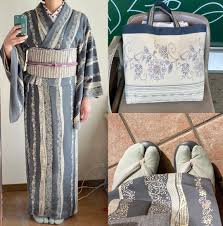 縞 の 着物 に 合う 帯