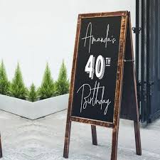 This post may contain affiliate. Birthday Party Decor Happy Birthday Sign Diy Chalkboard Decal