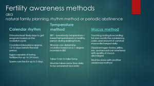 Choosing A Fertility Control Method Unit 10 Objectives Define Contraceptive Failure Rate Explain The Drawbacks Of Withdrawal Douching Describe Ppt Download
