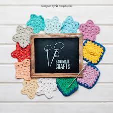 Sample design is not included in the. Free Cute Knitting Products Plus Slate Mockup In Psd Designhooks