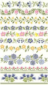 Like i promised, here are more vintage cross stitch patterns from my vintage pattern book collection. Vintage Floral Cross Stitch Borders Pattern Instant Download Etsy Floral Cross Stitch Cross Stitch Flowers Floral Cross Stitch Borders