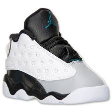 Air Jordan 13 White Black Kids Toddler Air Jordan Retro 13 Basketball Shoes Baby Boy Shoes Cute Baby Shoes Boy Shoes
