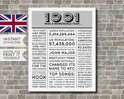The top 100 1992 lists the 100 most popular hits in the uk singles music charts in 1992. Uk 30th Birthday Poster 1991 Poster 1991 Birthday Newspaper 30 Years Ago 30th Birthday Gift Digital Printable File 21st Birthday Poster 60th Birthday Poster Birthday Poster