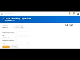Workday Create Supervisory Organization Part 5 Workday Functional Tutorial For Beginners