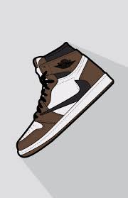 Aj 1 is an hd wallpaper posted in wallpaper category. Air Jordan 1 Cactusjack Sneaker Art Digital Print Poster Etsy Sneakers Wallpaper Sneakers Drawing Jordan Shoes Wallpaper