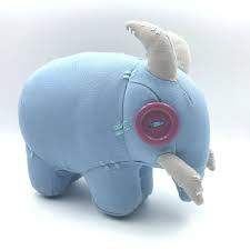 Blizzard World Of Warcraft Elekk Plush Stuffed Animal Blue Elephant Wow Toy 2017 Blizzard Plush Stuffed Animals Dinosaur Plush Pet Toys