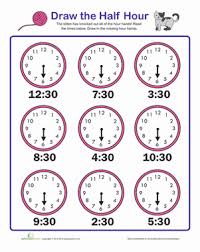 This circle time activity is a great way to practice the children's names and to help them expend extra energy in an appropriate way. Time To Tell Time 1st Grade Worksheets Education Com
