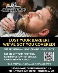 Lost your barber? The Refined Man has got you covered. 💈 If your usual  barber recently closed and you're