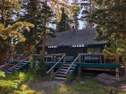 Double bed, set of bunk beds and room for a cot. Clark Spirit Lake Lodge
