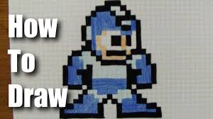 Quiet time activities 8bit art math measurement graph paper mega man 8 bit coloring pages drawings mario. How To Draw 8 Bit Mega Man Mega Man Drawings 8 Bit