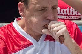 Hot dog eating controversy as defending champ Joey Chestnut downs 74 for  record