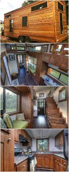 Designed By Andrew And Gabriella Morrison And Built By Ecocabins In Colorado Springs The Morrison Home Comes Tiny House Exterior Tiny House Trailer Tiny House