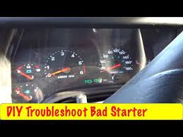 This symptom is common when your battery is low on amps, but is also an indicator that your starter relay is not sending a full signal. Diy How To Tell If Your Starter Is Bad Youtube