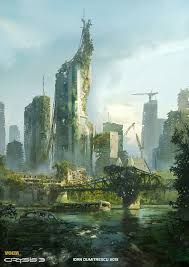 Sci Fi Environment Fantasy City Illustrations In 2020 Post Apocalyptic City Sci Fi Concept Art Post Apocalyptic Art