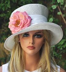 Ladies Straw Formal Hat Women S Formal Hat Wedding Hat Derby Hat Mad Hatter Occasion Hat Occasion Hats Derby Hats Wedding Hats