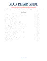 Consolas xbox de juegos y algunas computadoras de escritorio también puede . Xbox Repair Guide Adrian Callaghan