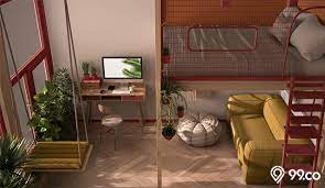 Interior kamar efisien dengan tambahan mezzanine sebagian orang menginginkan area kerja di dalam kamar tidur supaya dapat berprofesi tanpa gangguan orang lain. 8 Inspirasi Desain Kamar Tidur Mezzanine Untuk Ruangan Sempit