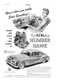 Humber Autocar Motor Advert 1954 The New Humber Hawk Amazing Cars Car Ads Car Advertising