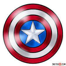 Dieses & viele weitere englische bücher versandkostenfrei bei thalia bestellen! How To Draw Captain America S Shield Sketchok Easy Drawing Guides