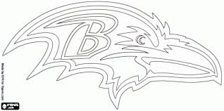 Baltimore Ravens Logo Black And White Baltimore Ravens Logo American Football Team In The North Division Afc Baltimore Maryland Coloring Page Fo Baltimore Ravens Logo Raven Logo Baltimore Ravens