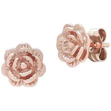 White topaz & freshwater cultured pearl drop earrings. Lord Taylor 14k Rose Gold Flower Stud Earrings 238 Liked On Polyvore Featuring Jew Rose Gold Earrings Studs 14k Rose Gold Earrings Flower Earrings Studs
