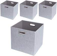 Style your storage around your space with our stackable drawer box. Amazon Com Foldable Storage Bins 11 11 Fabric Storage Boxes Drawers Cubes Container Thick And Heavy Duty Organizer Baskets 4pcs Sliver Grey Home Improvement