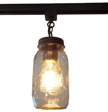 Check spelling or type a new query. Mason Jar Track Lighting Single New Quart Eclectic Track Lighting Kits By The Lamp Goods Houzz