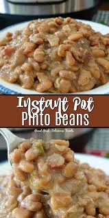 Serve with shredded cheese, sour cream, and cornbread. Instant Pot Pinto Beans Great Grub Delicious Treats