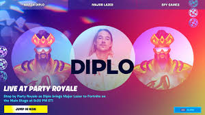 Some data miners spotted the new map while going through the internal. Fortnite Hosting Diplo Major Lazer Concert In Party Royale Mode Gamespot