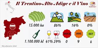 Fanno parte della stessa entità la linea di confine separa più o meno nord e sud della regione, ma l'indicatore più affidabile per stabilire se un posto sia in trentino o in alto adige è. Trentino Alto Adige Quattrocalici Le Regioni Del Vino