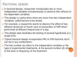 Image Result For Define Factorial Design Design Observation Manipulation