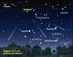 英仙座流星雨 （perseids）是以 英仙座 γ星附近为 辐射点 出现的 流星雨 ，也称 英仙座γ流星雨 。 每年在7月20日至8月20日前后出现，于8月13日达到高潮。 与 象限仪座流星雨 、 双子座流星雨 并称为 年度三大流星雨 。 è§‚æµ‹æ—¥å¿— 1 32010å¹´8æœˆ13æ—¥ è‹±ä»™åº§æµæ˜Ÿé›¨ç‚¹äº®å¤å¤œ