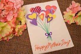 Here we describe how to make a birthday card, and. Heart Bouquet Homemade Mother S Day Card Far From Normal