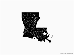 Louisiana is the only state in the u.s. Vector Maps Of Louisiana Free Vector Maps