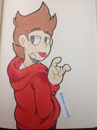 Tord From Eddsworld I M Most Likely Going To Be Drawing A Lot More Of Him And Probably Tomtord I M Also Working On Making Flipnotes Ar Art Drawings Cartoon